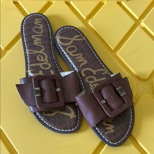 Sam Edelman Brown Slide Sandals